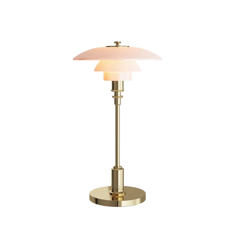 Lampe sans fil PH 2/1 PORTABLE Laiton métallisé LOUIS POULSEN