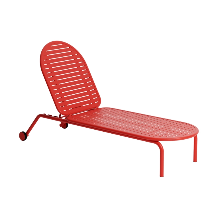 Bain de soleil, chaise longue et hamac WEEK-END Bain de soleil Rouge PETITE FRITURE