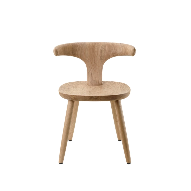 Dining Chair BUNNA Oak White ZANAT
