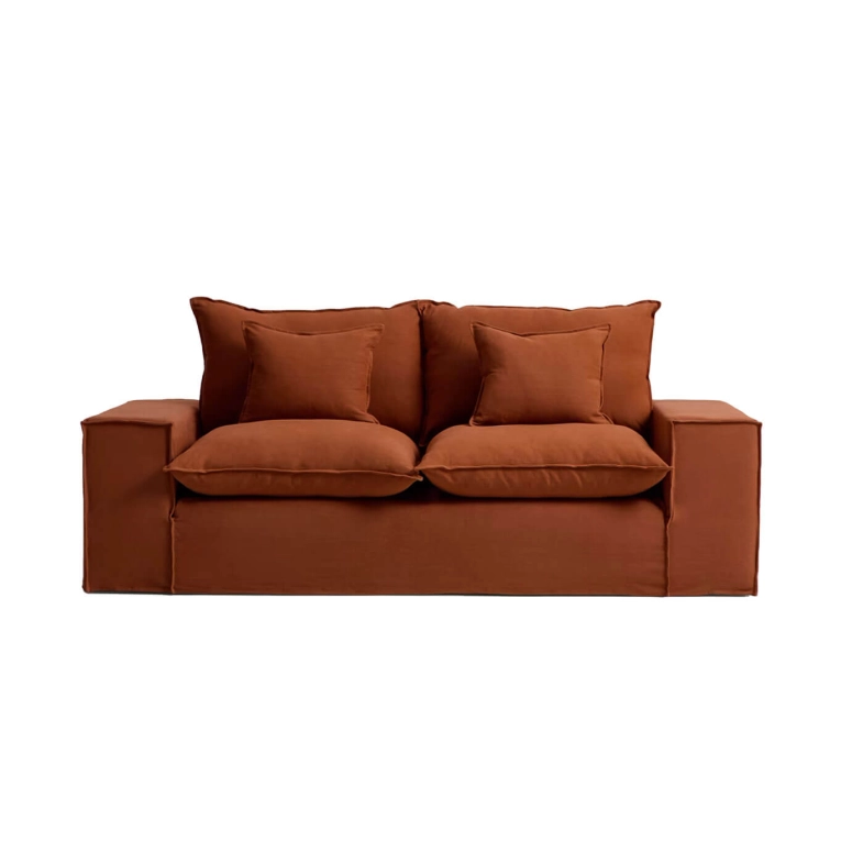 ANARELA 2 places Lin Terracotta KAVE HOME