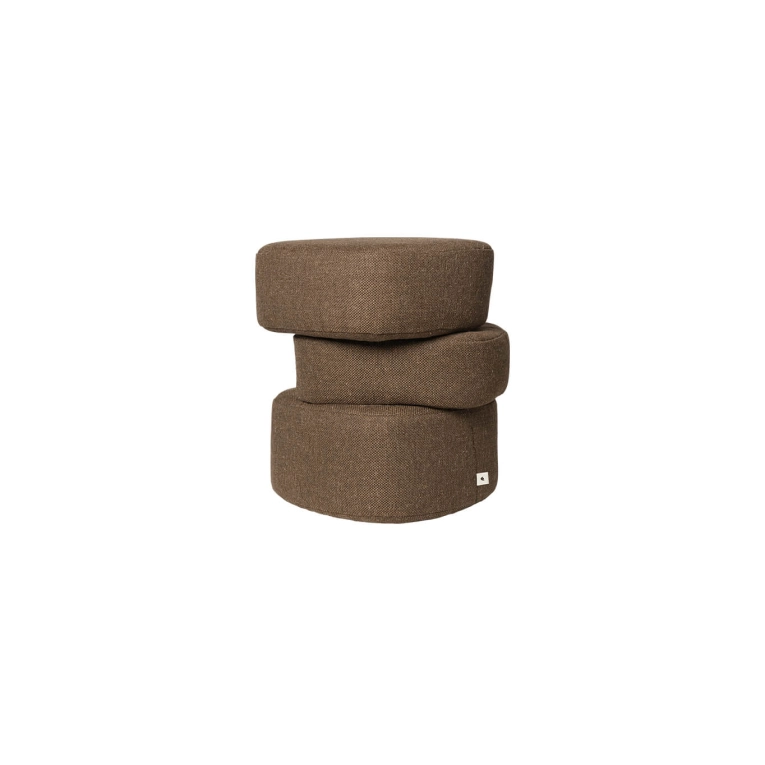 Pouf PLYO Brun Foncé FERM LIVING