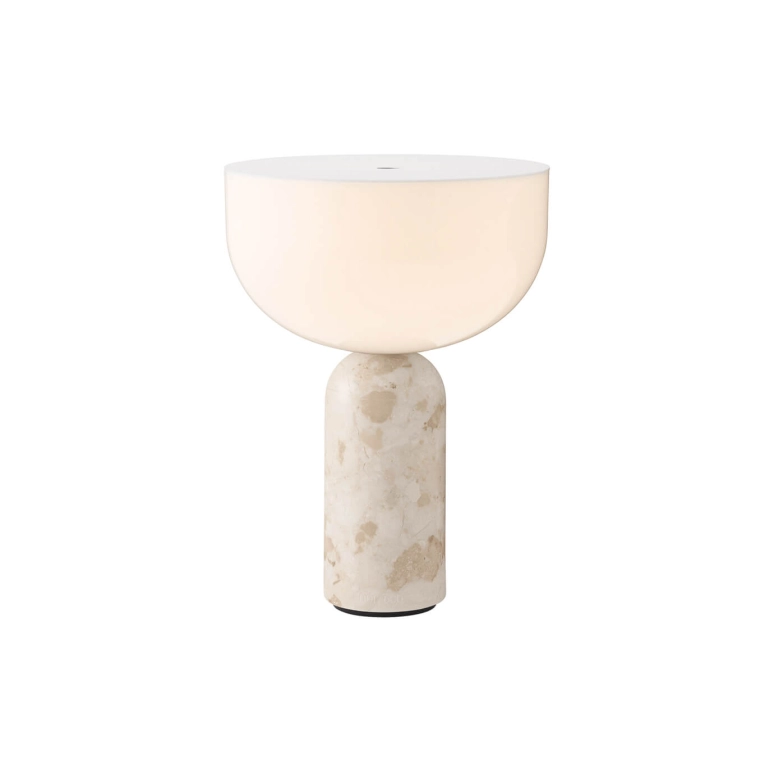 Table Lamp KIZU PORTABLE Kunis Breccia Marble NEW WORKS