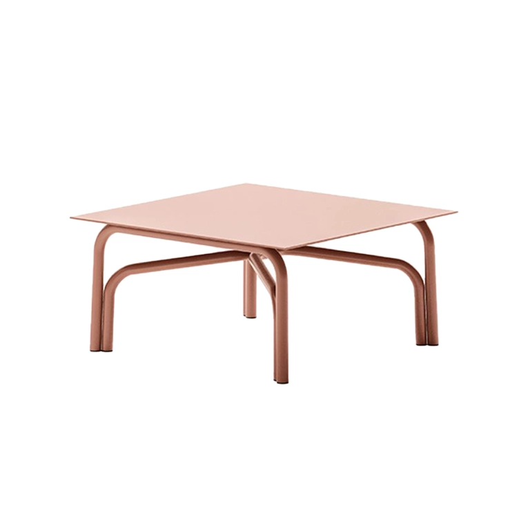Table basse extérieure SALO 70x70 Terre cuite UNOPIÙ