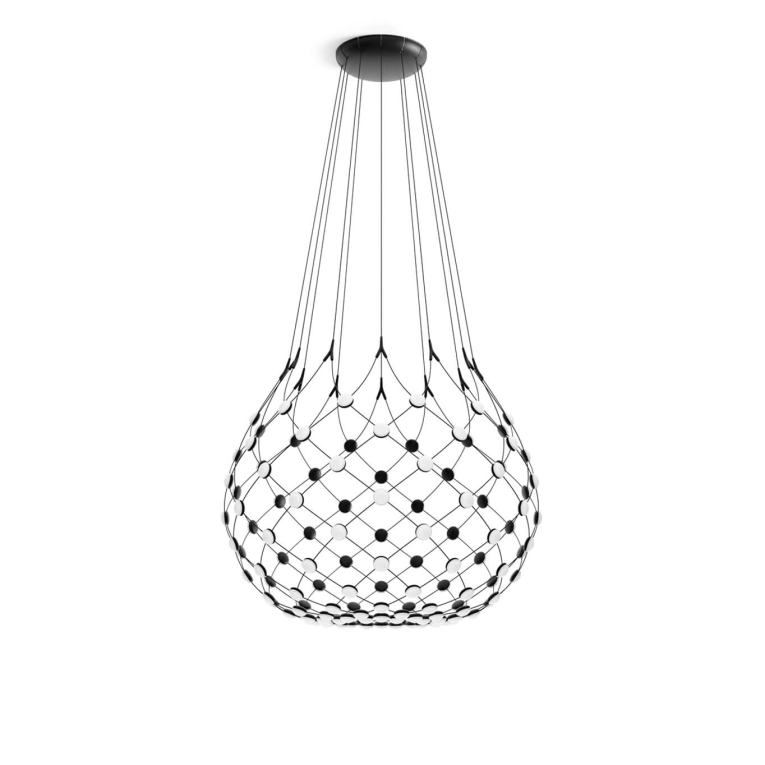 Suspension MESH Ø 100 Noir LUCEPLAN