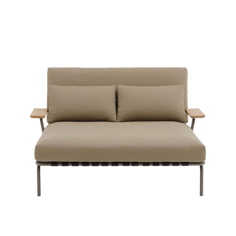 Canapé extérieur SETTLE Ribbed Weave 5/ taupe MUUTO