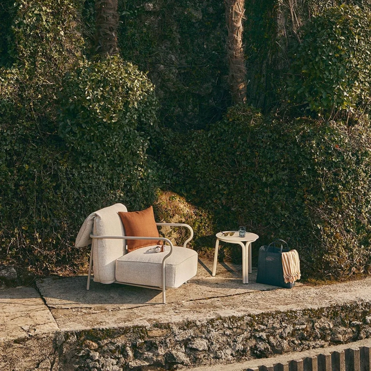 Outdoor Lounge Chair SALO Sand/ Nuvola UNOPIÙ