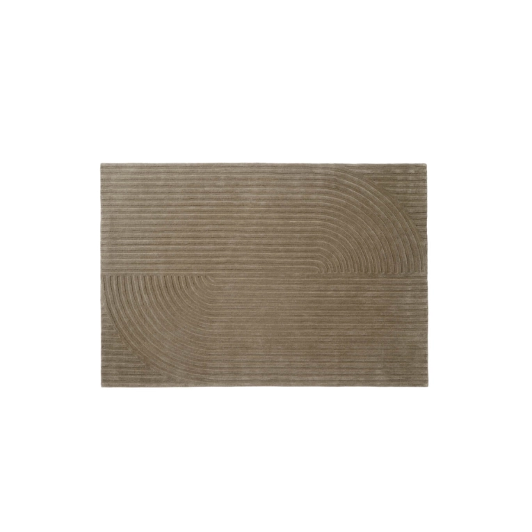 Tapis RELEVO QUATTRO 170x240 Taupe MUUTO