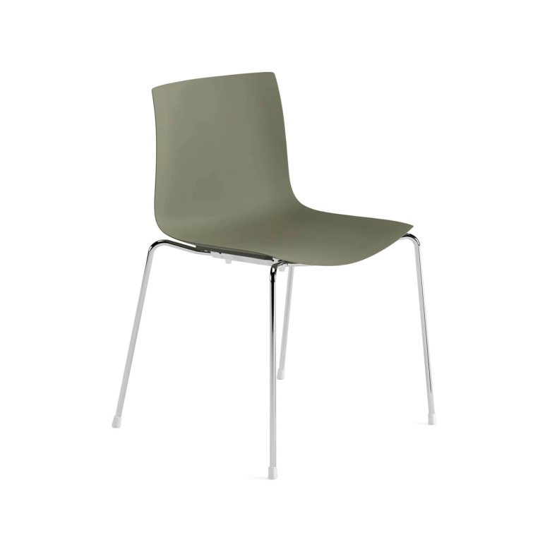 Chaise CATIFA RE 46 4 pieds Vert de lande ARPER