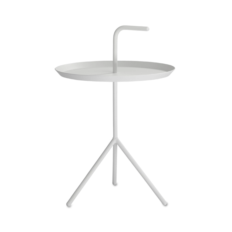 Table d'appoint guéridon DLM XL Blanc HAY