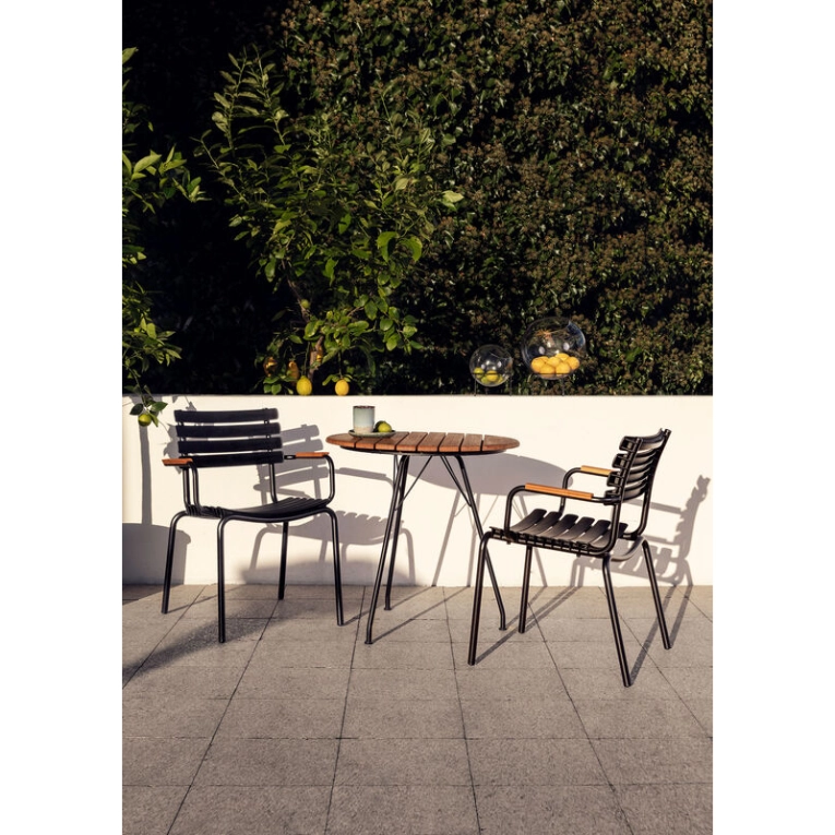 Chaise extérieur Chaise RECLIPS Noir HOUE