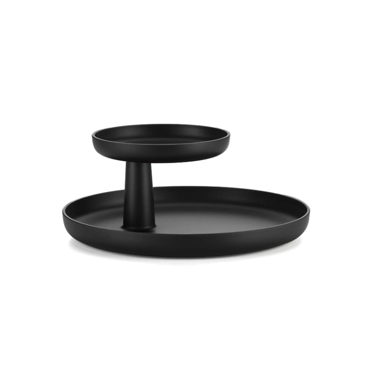 Plateau, plat Plateau pivotant ROTARY TRAY Noir VITRA