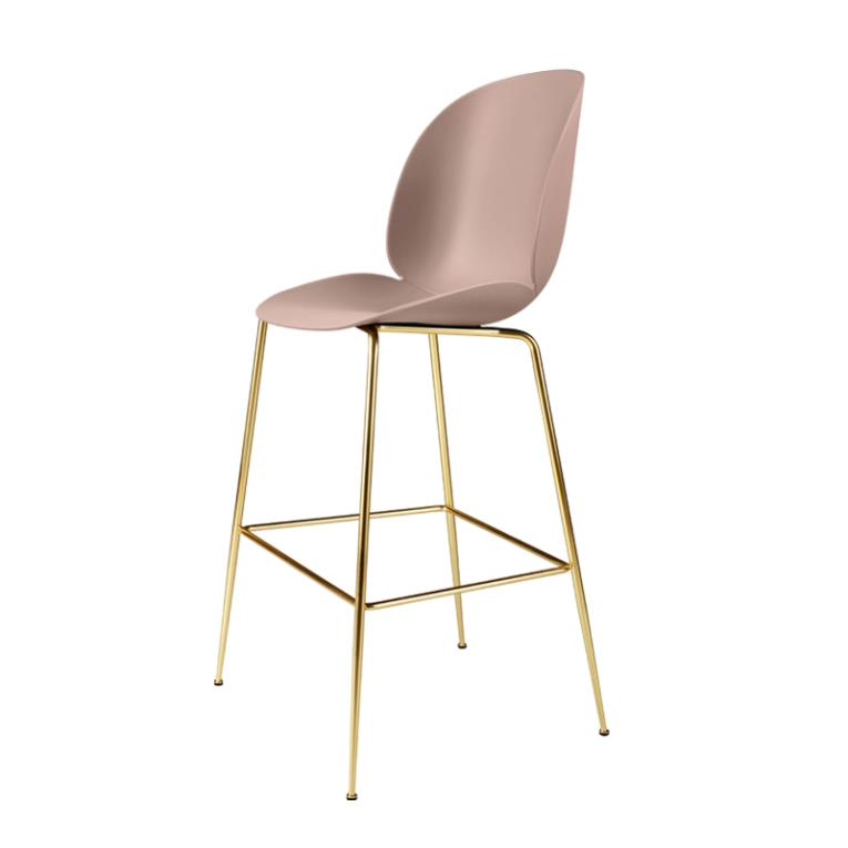 Tabouret haut BEETLE BAR H73 Rose doux GUBI