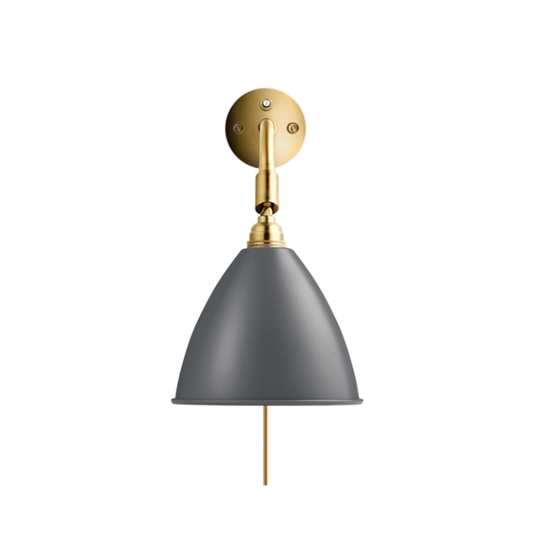 Applique BESTLITE BL7 Laiton/ gris GUBI