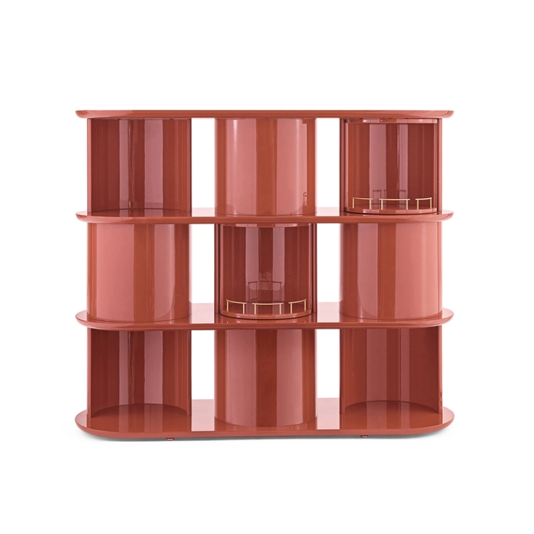 Meuble de rangement HIDE & SEEK Rouge brillant GALLOTTI & RADICE