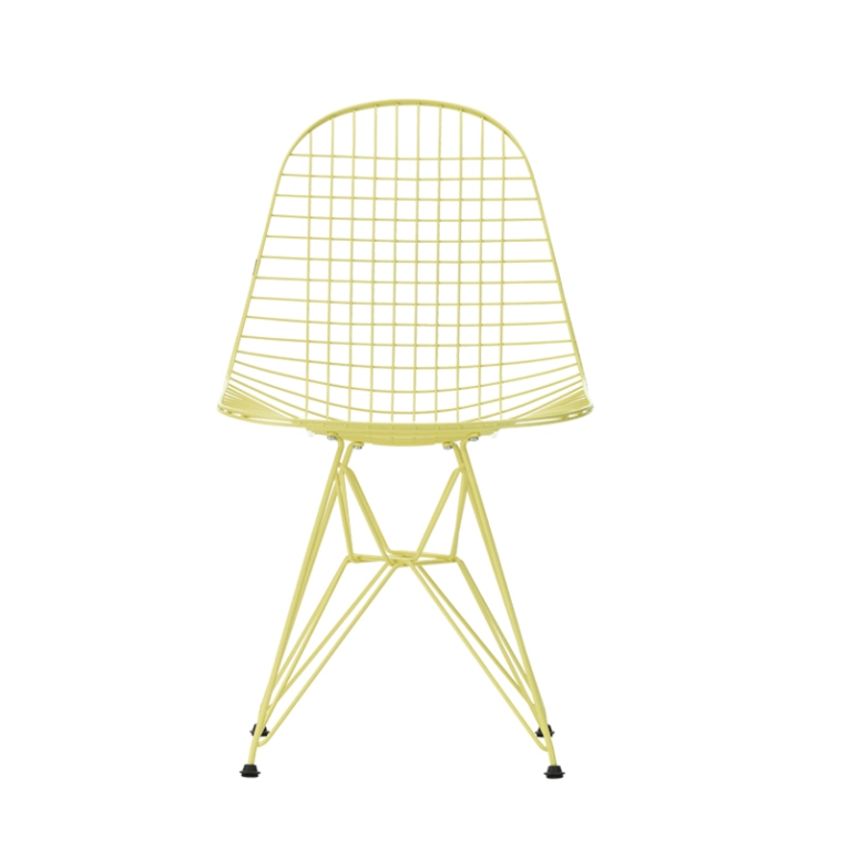 Chaise EAMES WIRE CHAIR DKR Citron VITRA