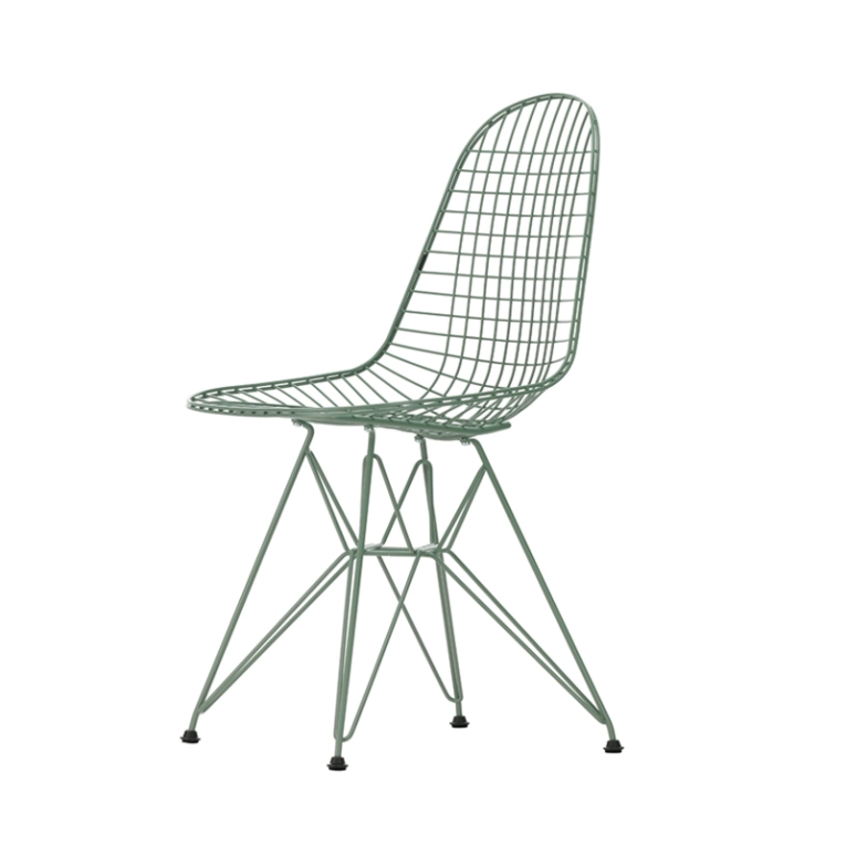 Chaise EAMES WIRE CHAIR DKR Vert mousse Eames VITRA