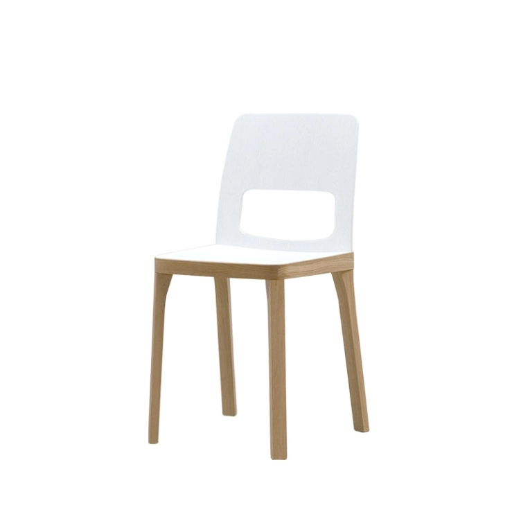 Siège enfant Chaise enfant ST6N-2 JUNIOR Blanc HUSSL
