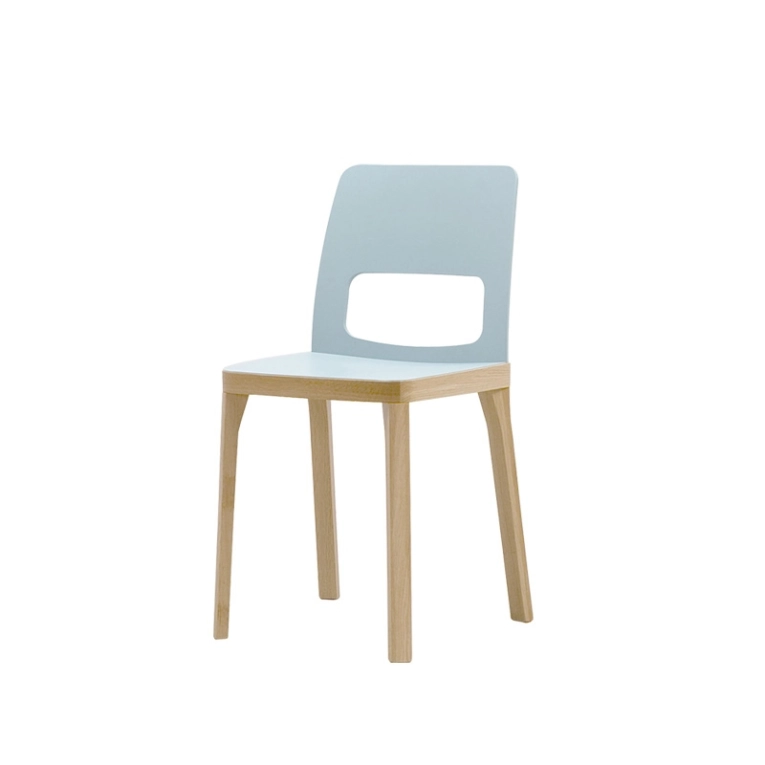 Siège enfant Chaise enfant ST6N-2 JUNIOR Bleu ciel HUSSL
