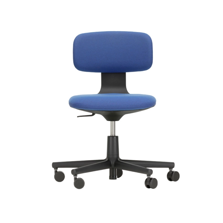 Fauteuil de bureau ROOKIE Bleu/coconut 81 / noir VITRA