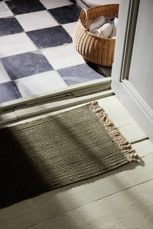 Tapis Tapis BLOCK MAT Olive FERM LIVING