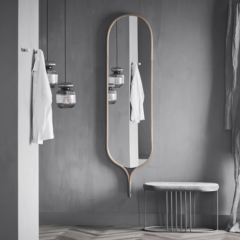 Miroir Miroir RACQUET H 200 Chêne savonné BOLIA