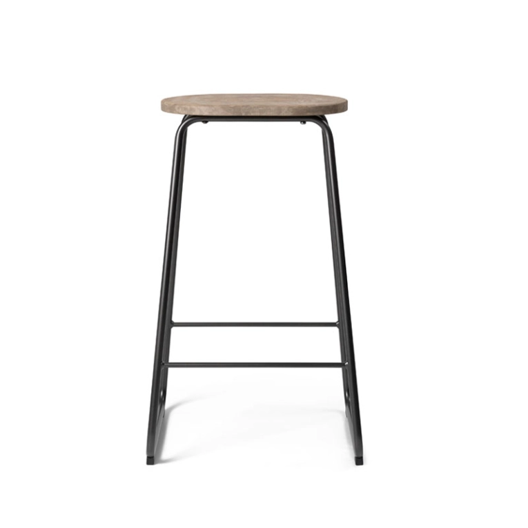 Tabouret haut EARTH Coffee waste Light MATER