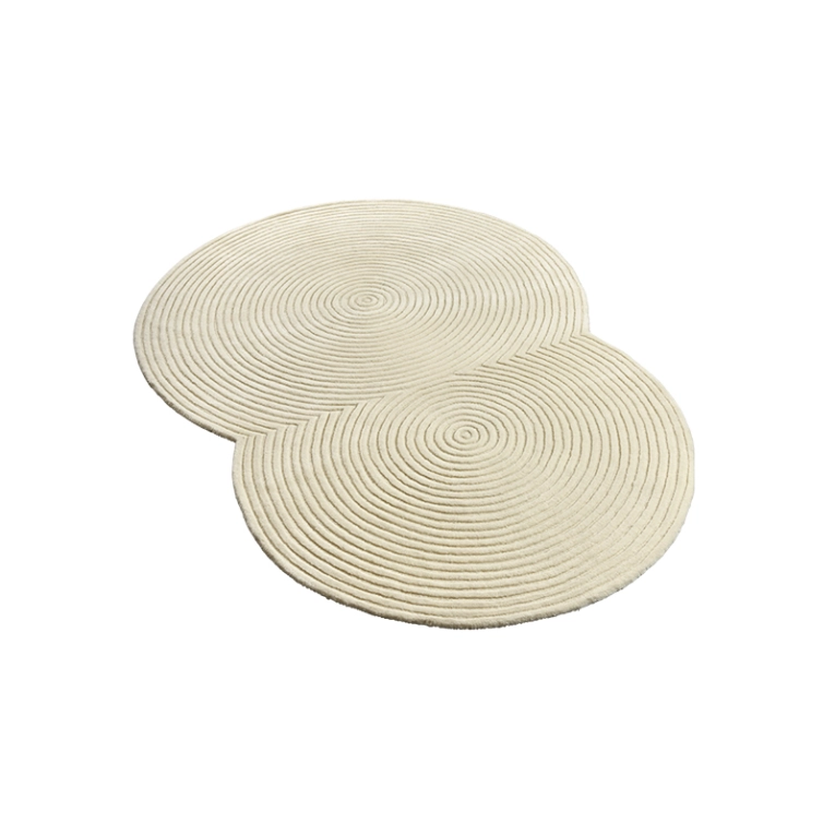 Tapis Tapis ZEN ROUNDED 134x190 Crème BOLIA