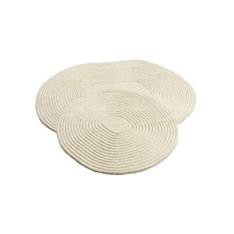 Tapis Tapis ZEN SHAPED 140x145 Crème BOLIA