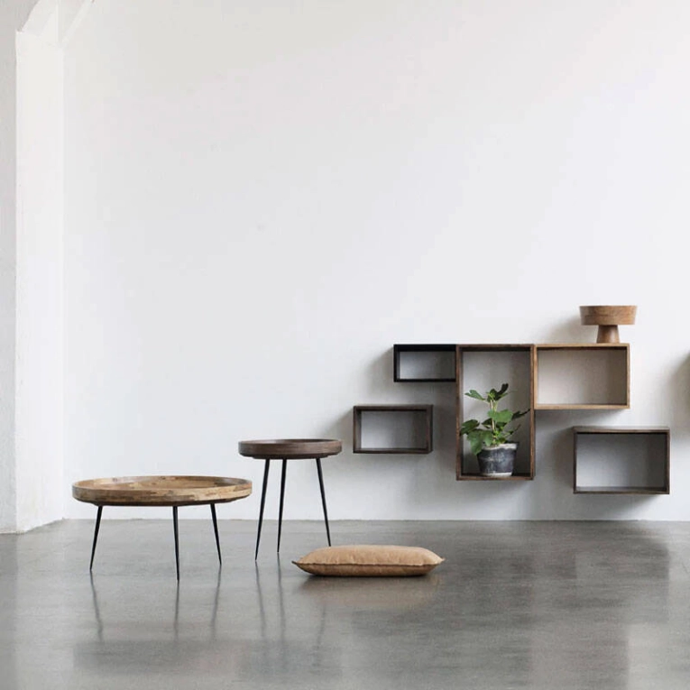 Table d'appoint guéridon BOWL Medium Naturel MATER