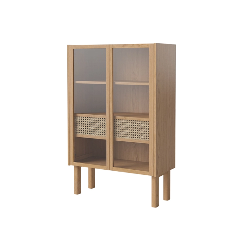 Meuble de rangement Buffet haut CANA Chêne huilé BOLIA