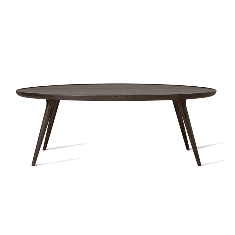 Table basse ACCENT Oval Chêne Sirka gris MATER