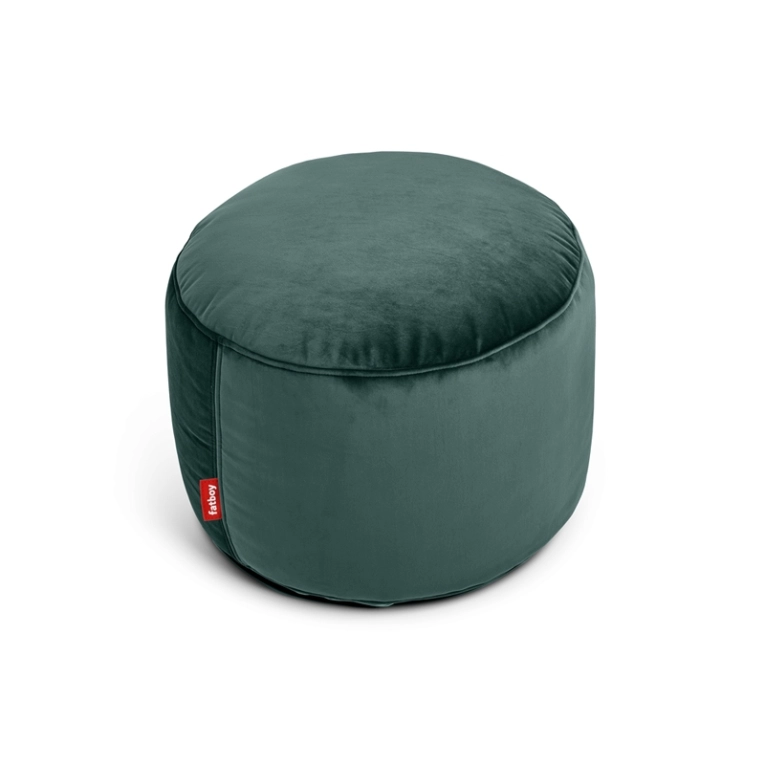 Pouf POINT VELVET Pétrole FATBOY