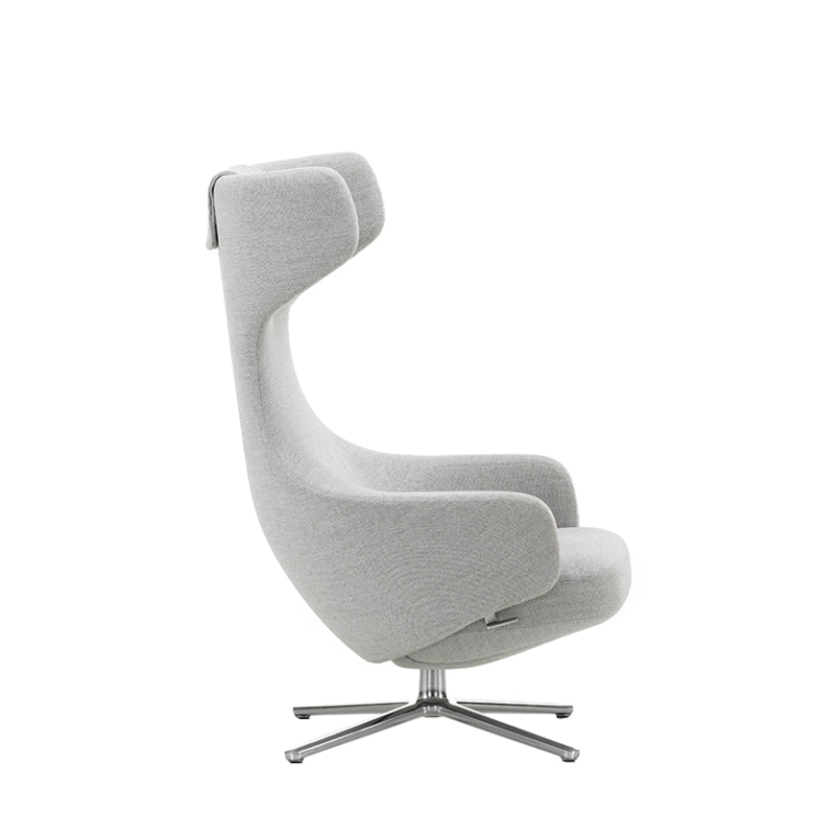 Fauteuil GRAND REPOS Dumet ginger/ gris VITRA
