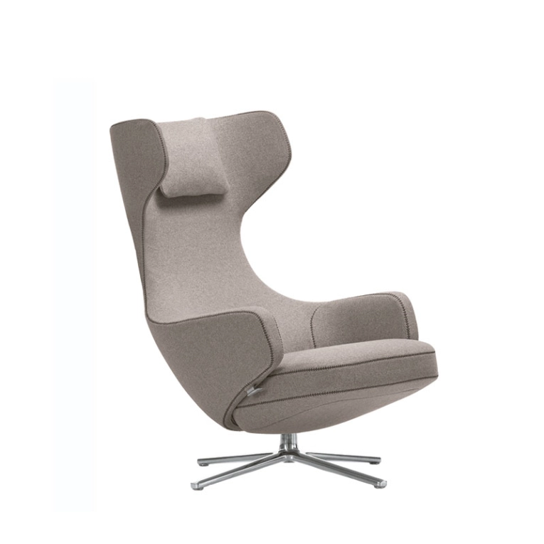 Fauteuil GRAND REPOS Cosy gris galet VITRA