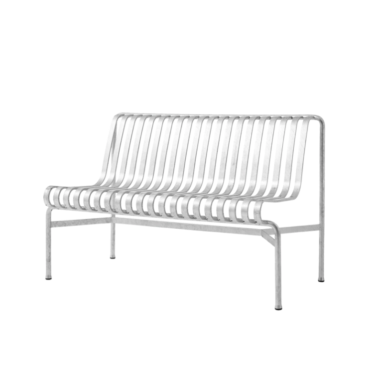 Banc PALISSADE sans accoudoirs Galvanisé HAY