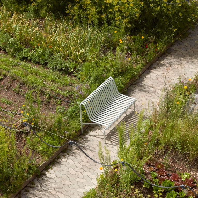 Banc PALISSADE sans accoudoirs Galvanisé HAY