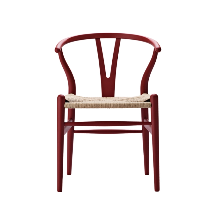 Chaise CH24 SOFT Rouge soft CARL HANSEN