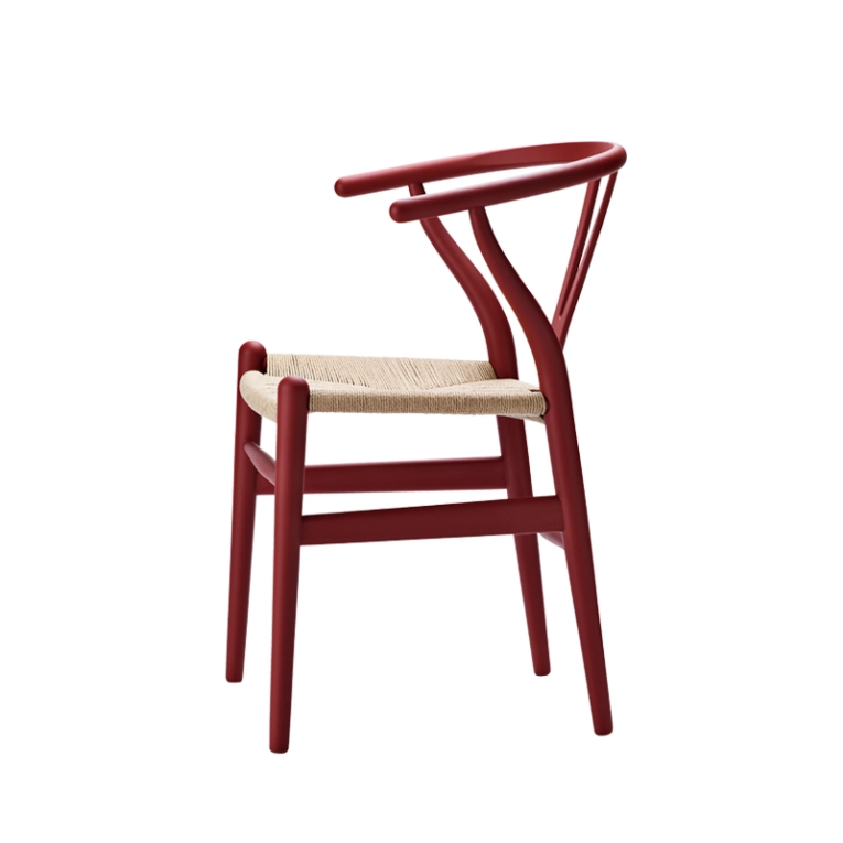 Chaise CH24 SOFT Rouge soft CARL HANSEN