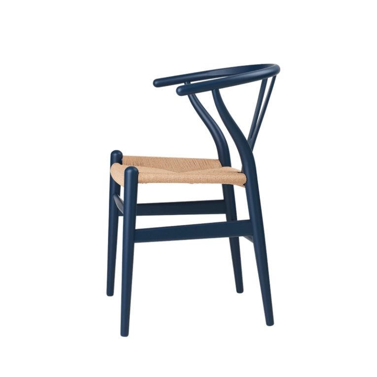 Chaise CH24 SOFT Bleu soft CARL HANSEN
