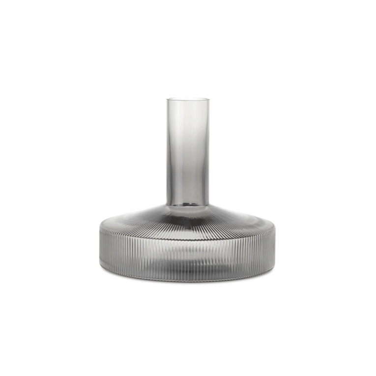 Carafe & verre Carafe à vin RIPPLE Fumé FERM LIVING