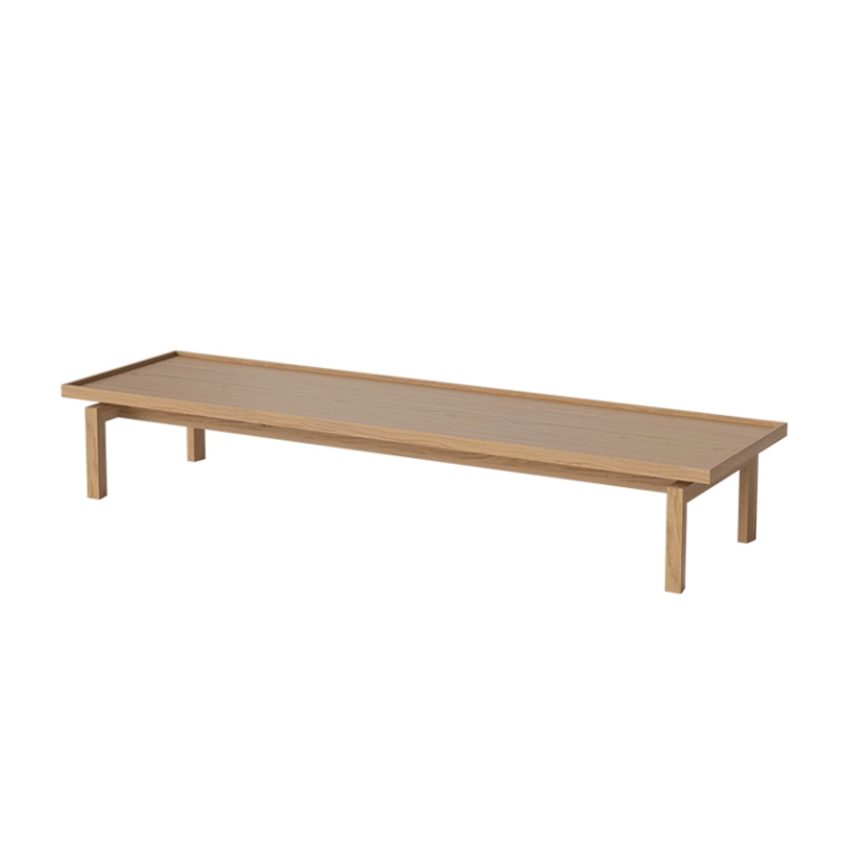 Table basse ELTON 162x46 Chêne huilé BOLIA