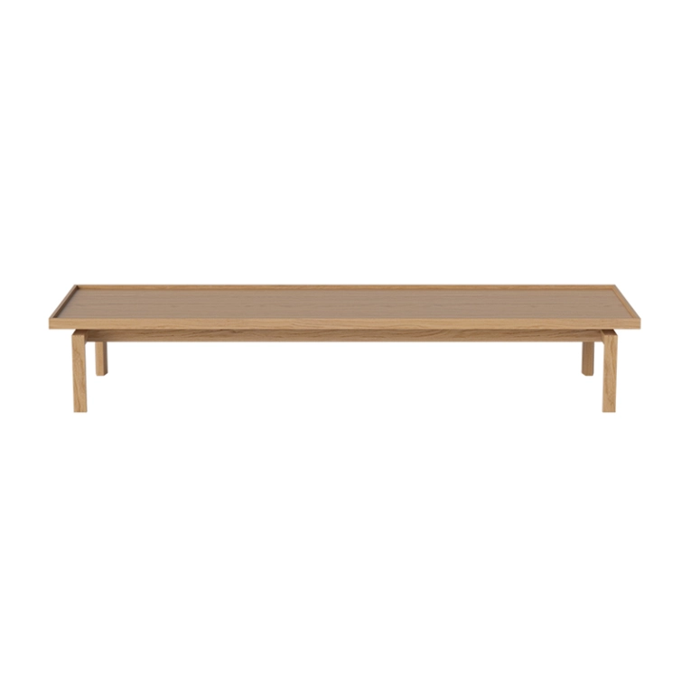 Table basse ELTON 162x46 Chêne huilé BOLIA