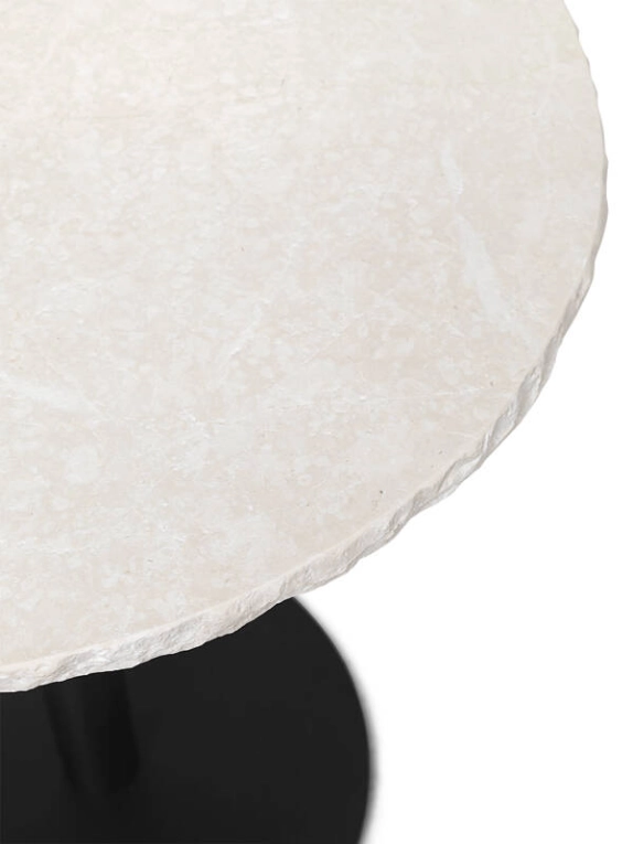 Table MINERAL DINING Blanc/ noir FERM LIVING