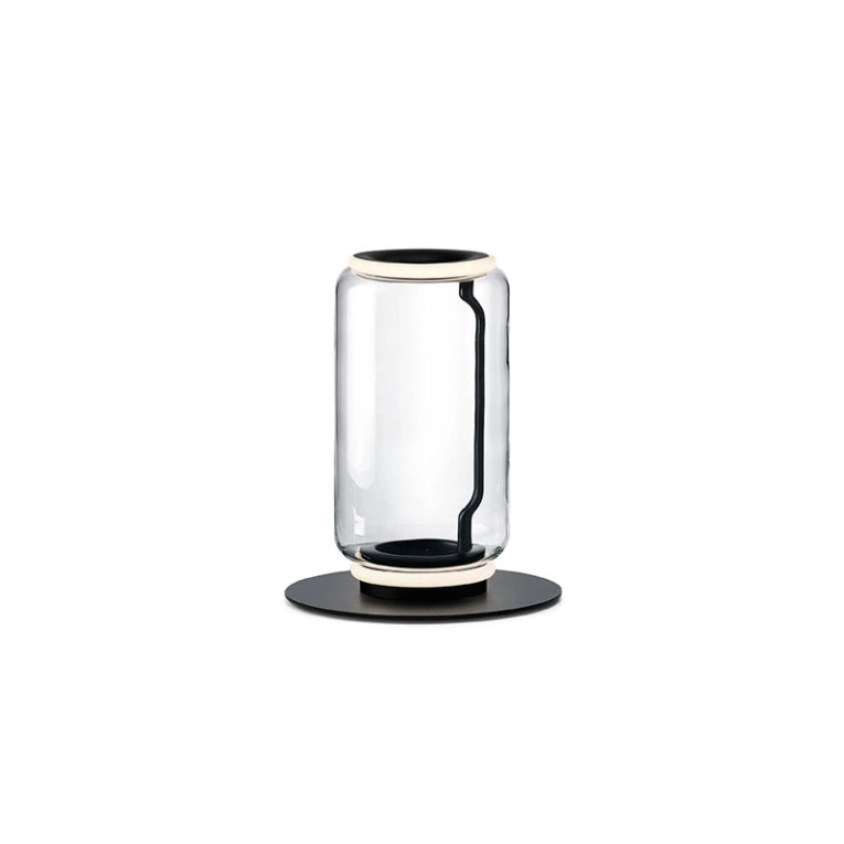Lampadaire NOCTAMBULE FLOOR LOW CYLINDERS Noir FLOS