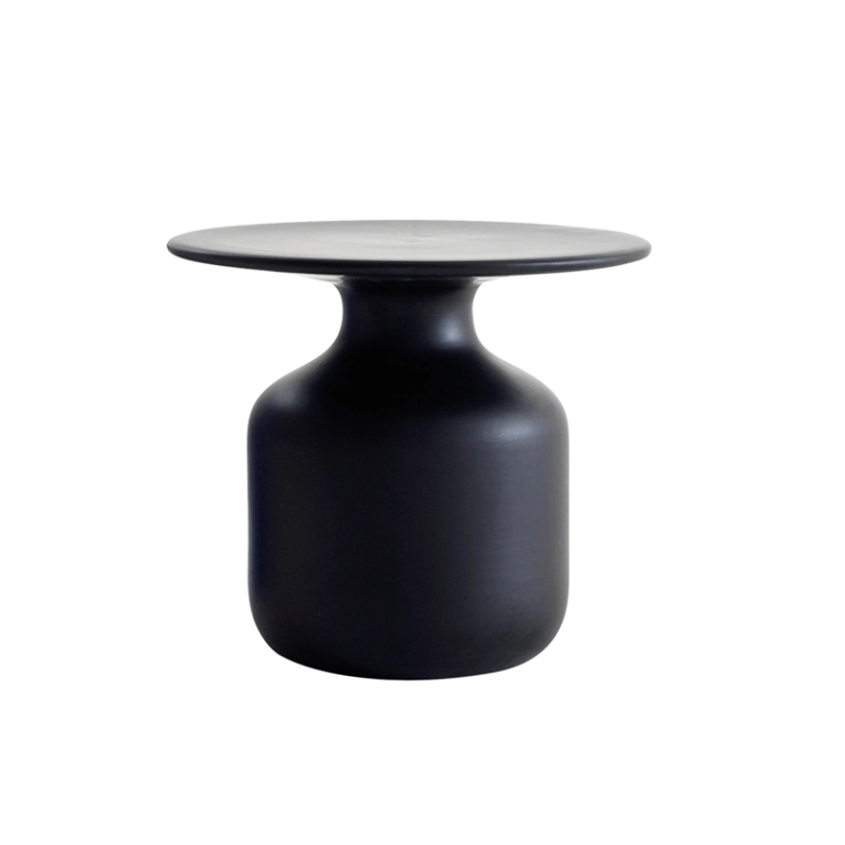 Table d'appoint guéridon MINI BOTTLE Noir CAPPELLINI