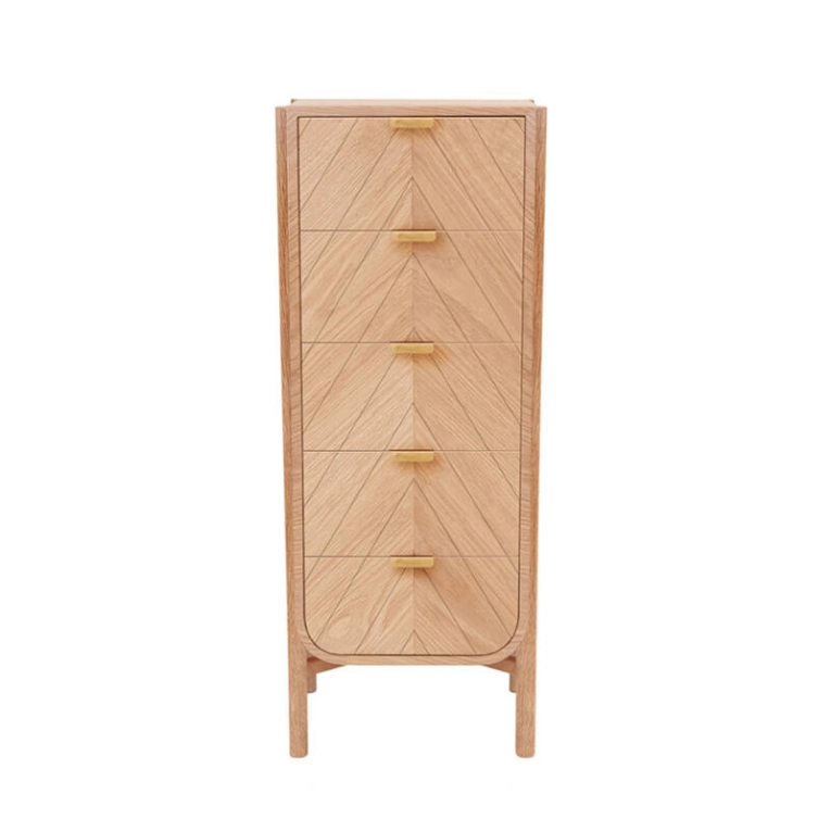 Meuble de rangement Chiffonnier MARIUS Chêne HARTO