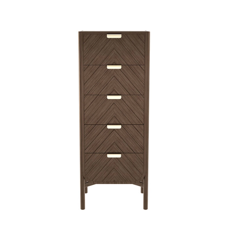 Meuble de rangement Chiffonnier MARIUS Noyer HARTO