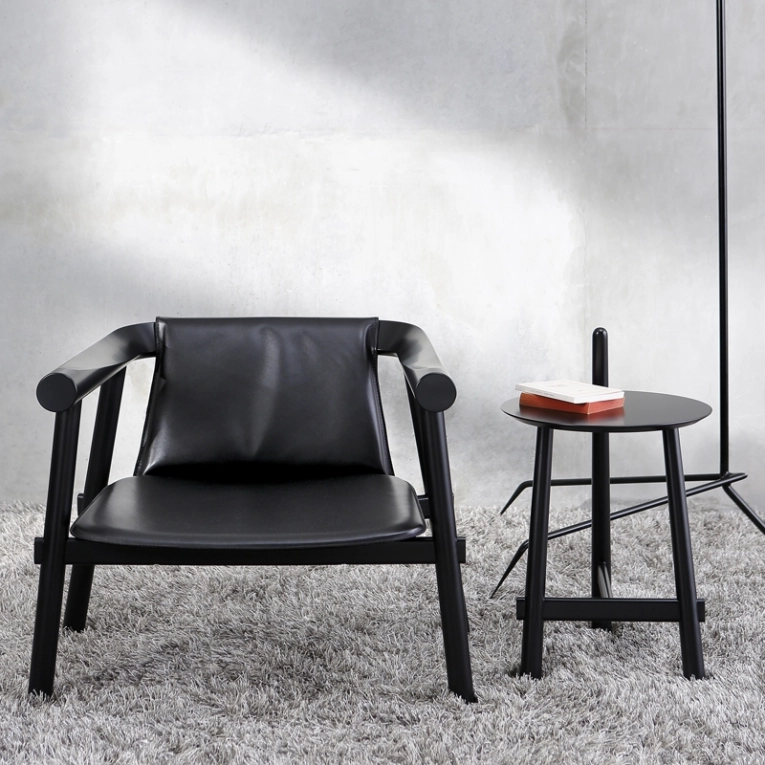 Fauteuil ALTAY cuir Noir COEDITION