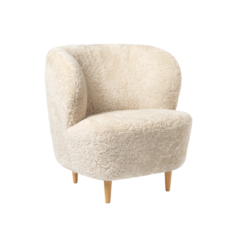 Fauteuil STAY SHEEPSKIN Moonlight GUBI