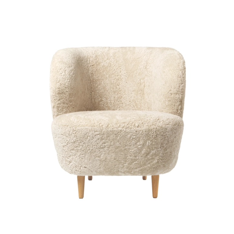 Fauteuil STAY SHEEPSKIN Moonlight GUBI